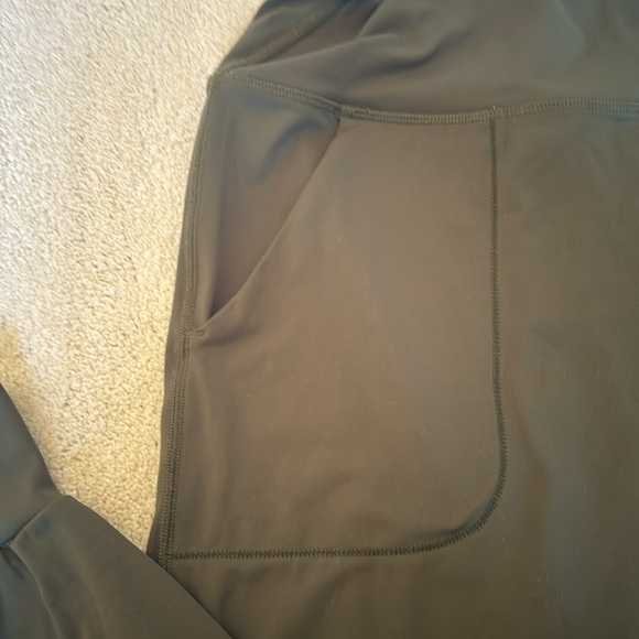 Hunter green athletic joggers - Picture 4 of 10